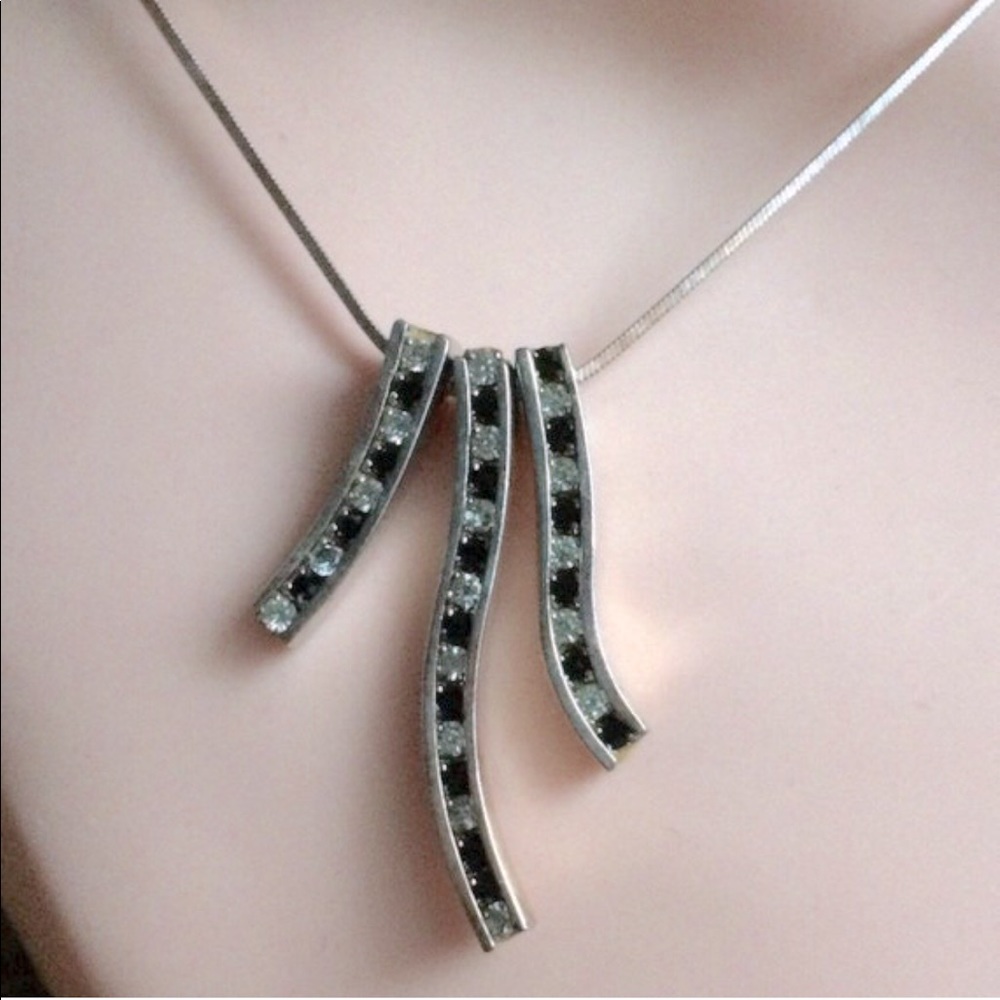 Sterling silver pendant necklace - Italy